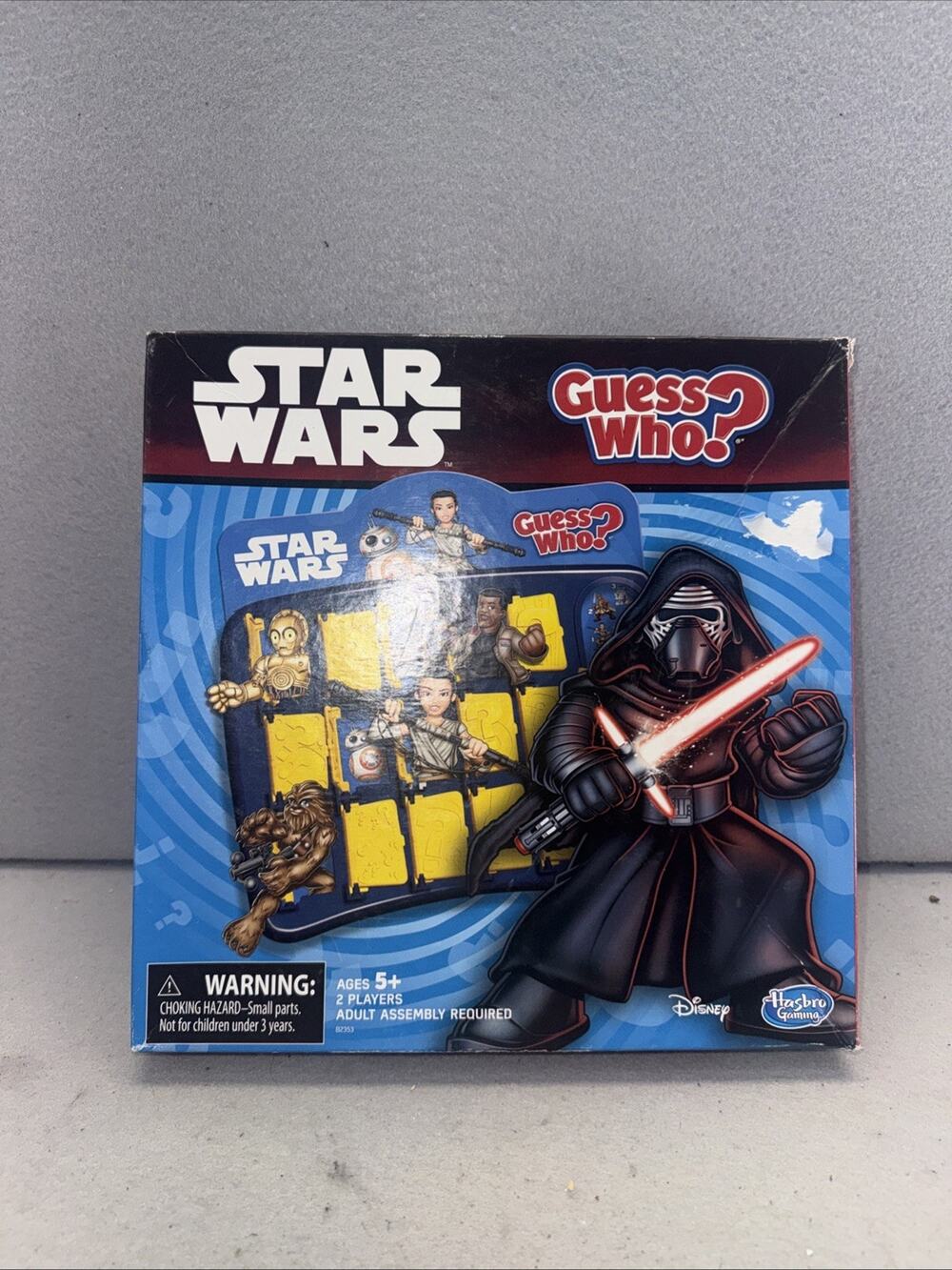 Star Wars Guess Who? Board Game Hasbro Disney Complete